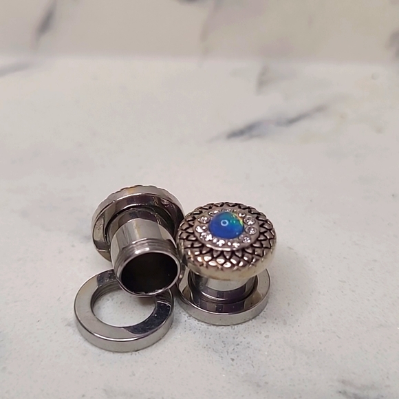 **2/$20** Blue Crystal Spacers - Picture 2 of 2